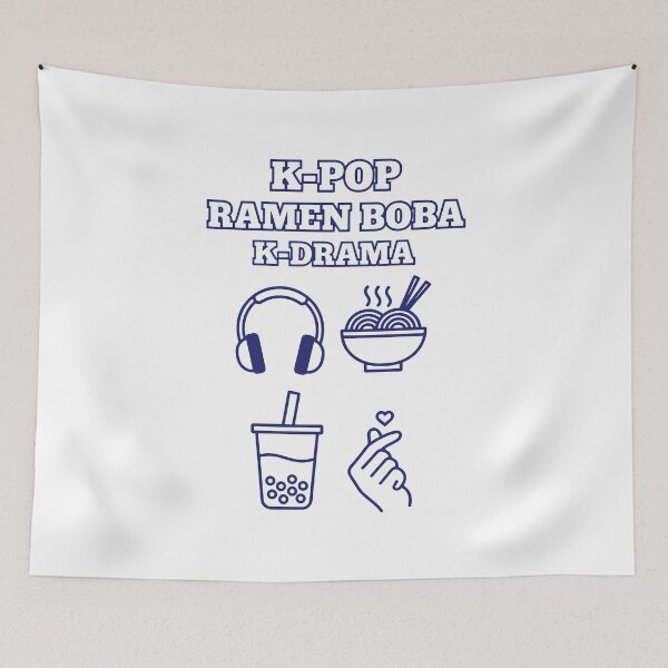 Item preview, K-Pop RAMEN BOBA K DRAMA Kpop Music Korean Culture designed and sold by LuminOrb.