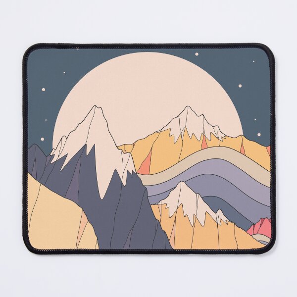 Item preview, Nights of peaks and waves designed and sold by Swadeillustrations.