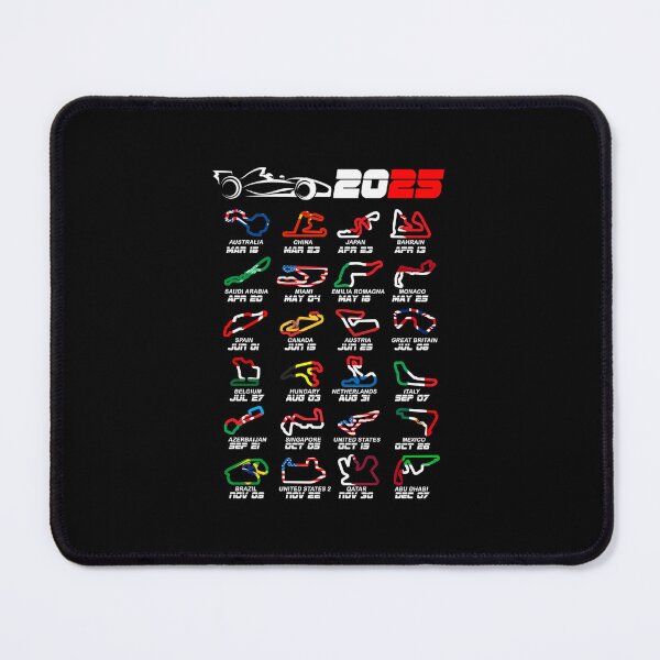 Item preview, Calendars Formula Race Cars 2025 Circuits Colors designed and sold by LANSOUN.