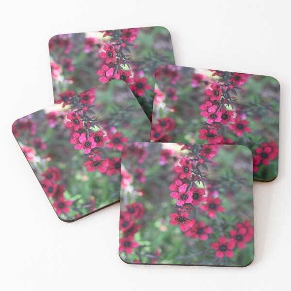 Item preview, Red Flowered Manuka designed and sold by KarenWoodArt.