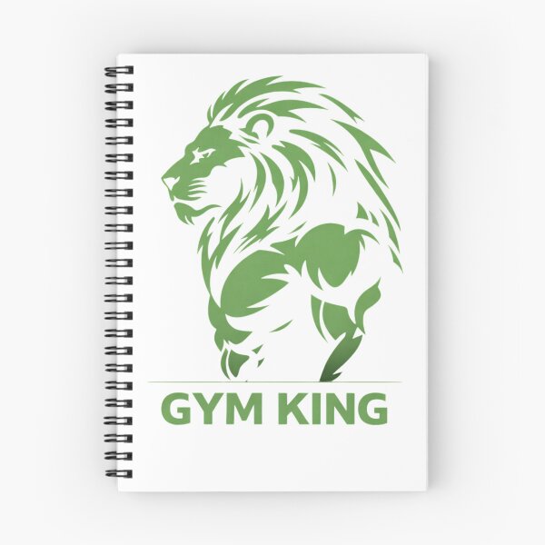Item preview, GYM KING Lion Fitness Design – Powerful gym motif for training, bodybuilding & workouts | Strong statement designed and sold by FrenchieFever.