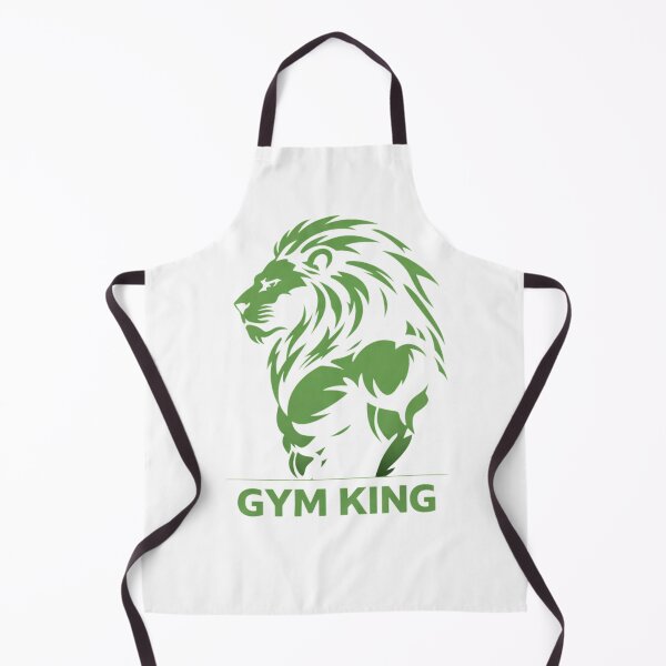 Item preview, GYM KING Lion Fitness Design – Powerful gym motif for training, bodybuilding & workouts | Strong statement designed and sold by FrenchieFever.