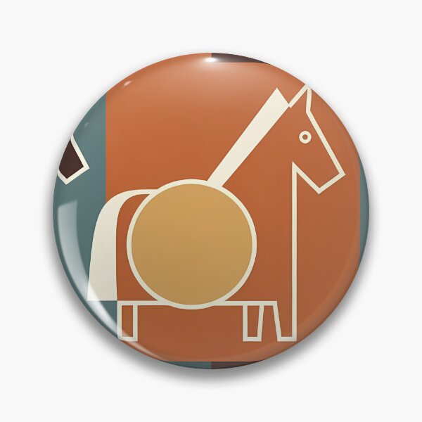 Item preview, Geometric Horse Icon Pattern (image size 7840x11680) designed and sold by Digital-Davinci.
