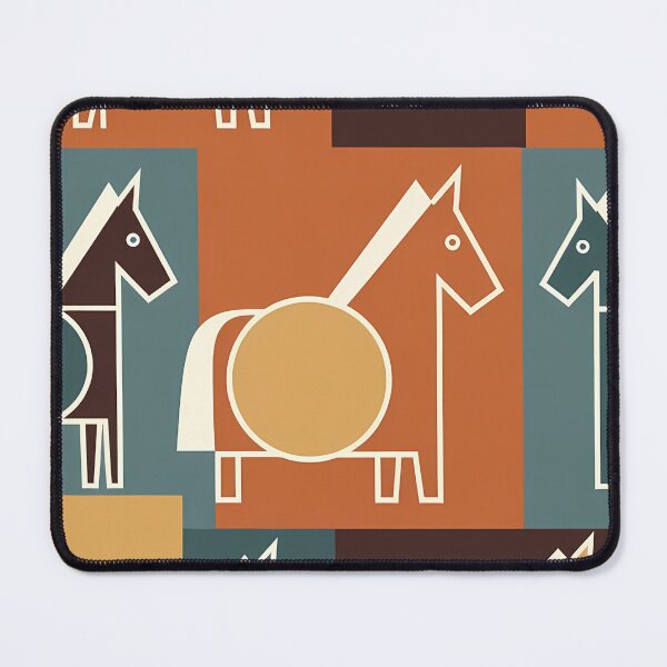Item preview, Geometric Horse Icon Pattern (image size 7840x11680) designed and sold by Digital-Davinci.