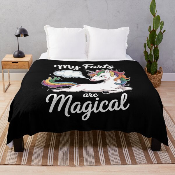 Item preview, Rainbow Farting Unicorn My Farts Are Magical designed and sold by MarkLeedsArt.