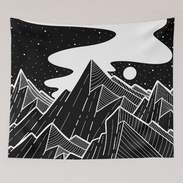 Item preview, White smoke peaks designed and sold by Swadeillustrations.