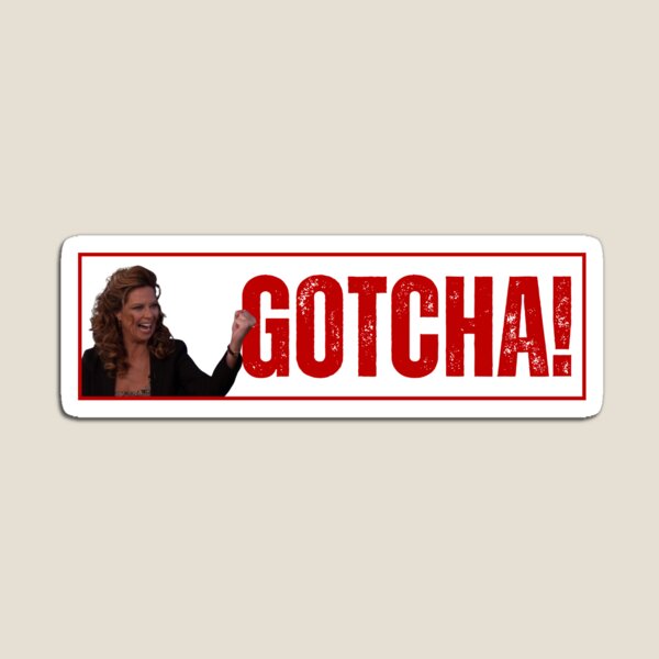 Item preview, Parks and Rec Gotcha with Joan Callamezzo designed and sold by aimeeyeghies.