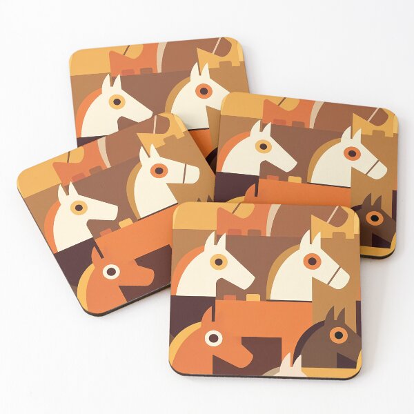 Item preview, Geometric Horse Icon Pattern (image size 7840x11680) designed and sold by Digital-Davinci.
