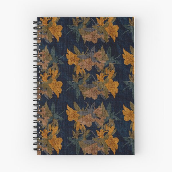 Item preview, Floras pattern. Hand-drawn botanical flower and leaves. Grainy texture brush strokes. designed and sold by TaniaArtDesign.