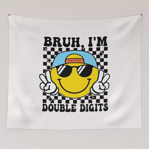 Item preview, Bruh I'm Double Digits 10 Year Old boy Birthday 10 Birthday  designed and sold by FrankIsabel.
