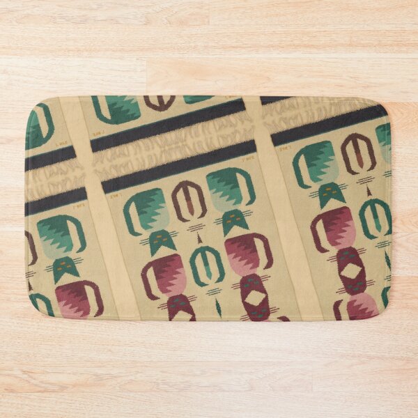 Item preview, Retro Cat Quartet – Stylized Grid Print designed and sold by LuxuryApparels.
