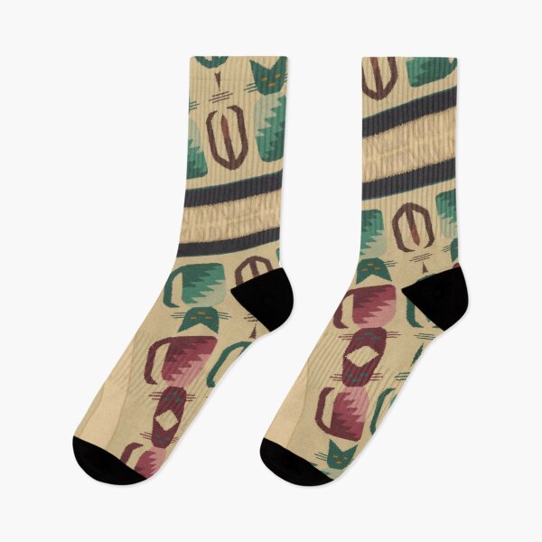 Item preview, Retro Cat Quartet – Stylized Grid Print designed and sold by LuxuryApparels.