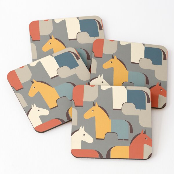 Item preview, Geometric Horse Icon Pattern (image size 7840x11680) designed and sold by Digital-Davinci.