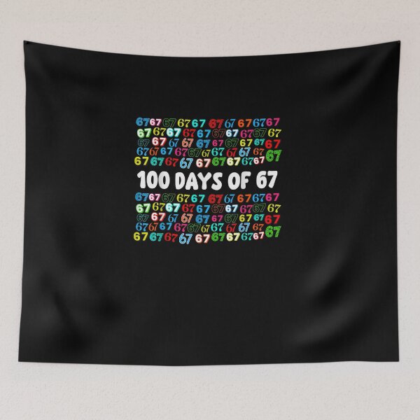 Item preview, 100 Days of 67 for Teacher Kids Girls Boys Teens 100th Day designed and sold by Juansustait.