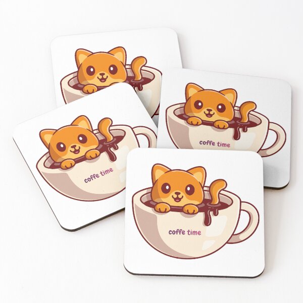 Item preview, Coffee Time With Cat. designed and sold by Dinasshop.