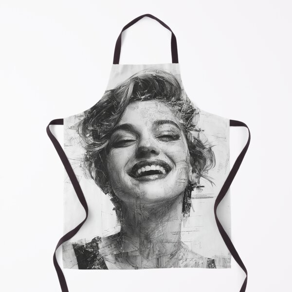 Item preview, Woman smiling abstract art drawing sketch designed and sold by AwesomeArtist26.