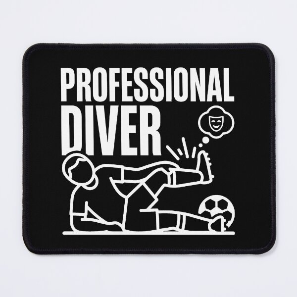 Item preview, Professional Diver - Funny Soccer Faking Injury designed and sold by TextCrew.