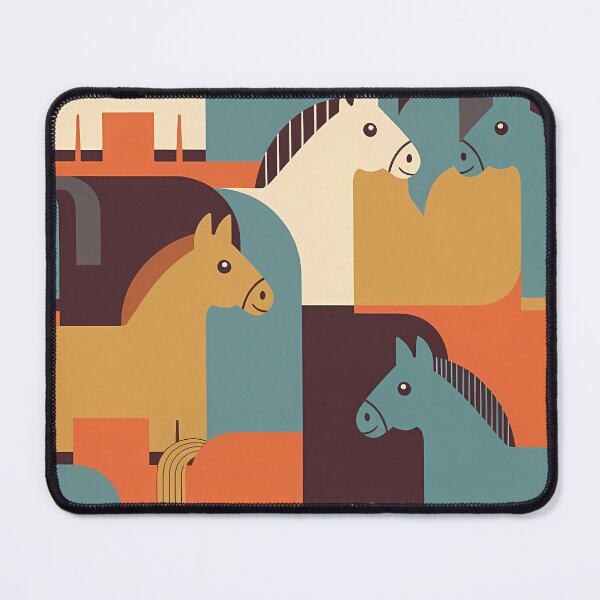 Item preview, Geometric Horse Icon Pattern (image size 7840x11680) designed and sold by Digital-Davinci.