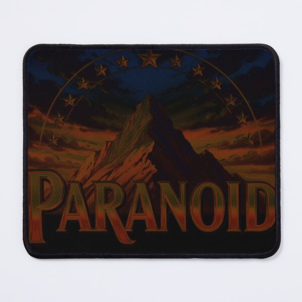 Item preview, PARANOID — Retro Studio Logo Parody designed and sold by WearContext.