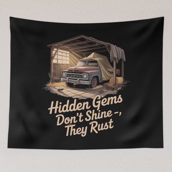 Item preview, retro auto - classic car history - old car culture - vintage vehicle - Rust in Peace - Even Rust Has Character - Patina is My Paint Job - Ghosts of the Highway - Forgotten by Time designed and sold by JansenGS.