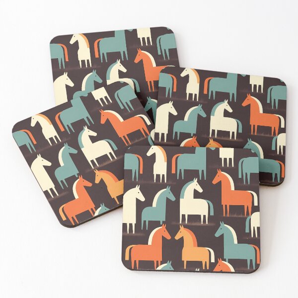 Item preview, Geometric Horse Icon Pattern (image size 7840x11680) designed and sold by Digital-Davinci.