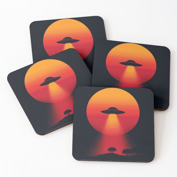 Item preview, UFO Hovering at Sunset designed and sold by lautir.