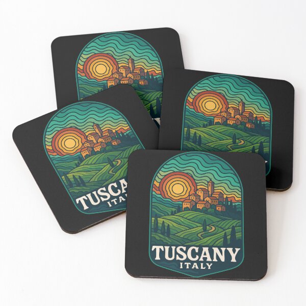Item preview, Tuscany Italy Europe Trippy Art Travel designed and sold by TomFrontierArt.