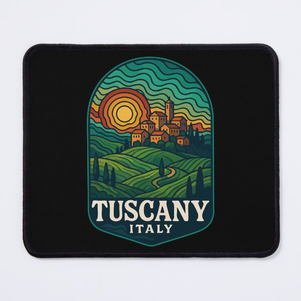 Item preview, Tuscany Italy Europe Trippy Art Travel designed and sold by TomFrontierArt.