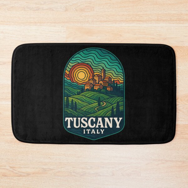 Item preview, Tuscany Italy Europe Trippy Art Travel designed and sold by TomFrontierArt.