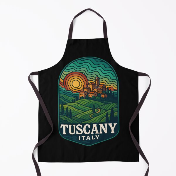 Item preview, Tuscany Italy Europe Trippy Art Travel designed and sold by TomFrontierArt.