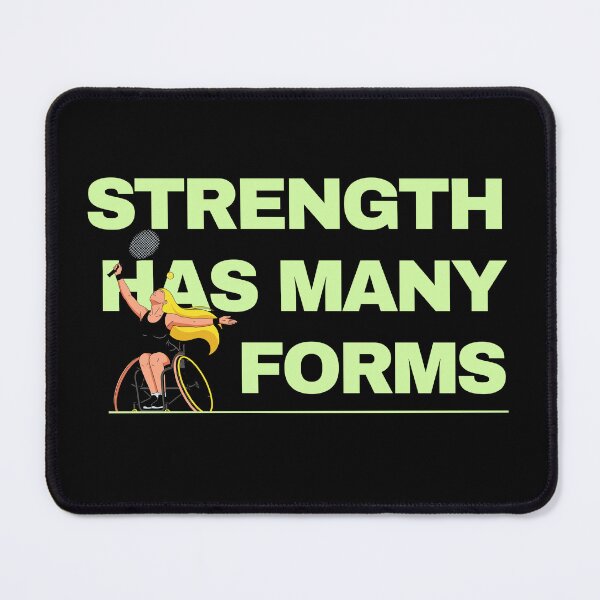 Item preview, Adaptive Sports & Disability Empowerment Typography designed and sold by LoudVictory.