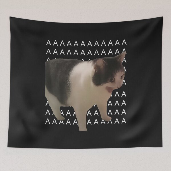 Item preview, AAAAA Cat Meme Funny Screaming Cat  designed and sold by FrankIsabel.