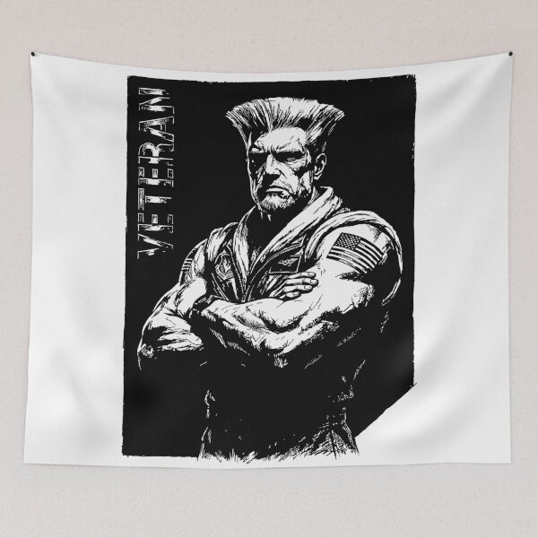 Item preview, Family Man Air Force Veteran - Guile Street Fighter 6 SF6 designed and sold by bapupa.