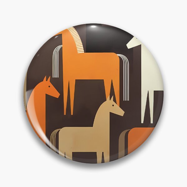 Item preview, Geometric Horse Icon Pattern (image size 7840x11680) designed and sold by Digital-Davinci.