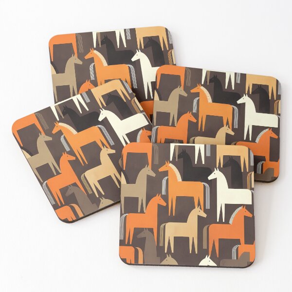 Item preview, Geometric Horse Icon Pattern (image size 7840x11680) designed and sold by Digital-Davinci.