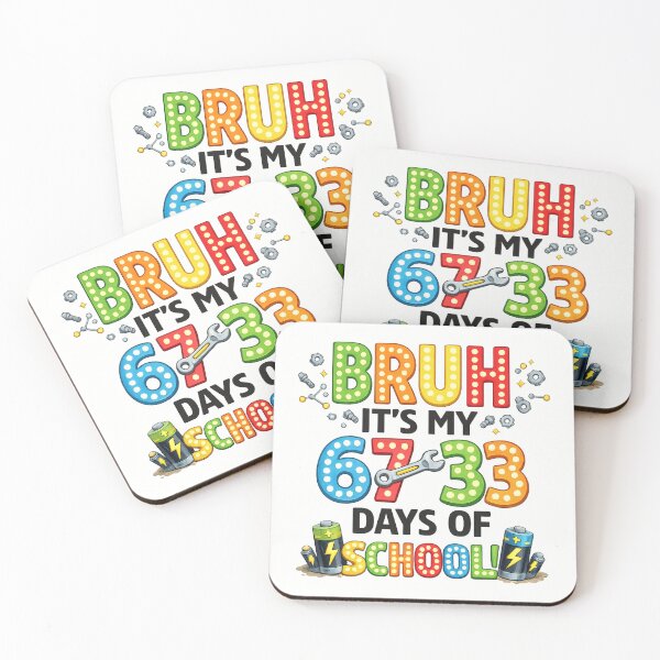 Item preview, Bruh It’s My Days of School – Funny Tool + Marquee Letter School Milestone Design designed and sold by POD DYNASTY.