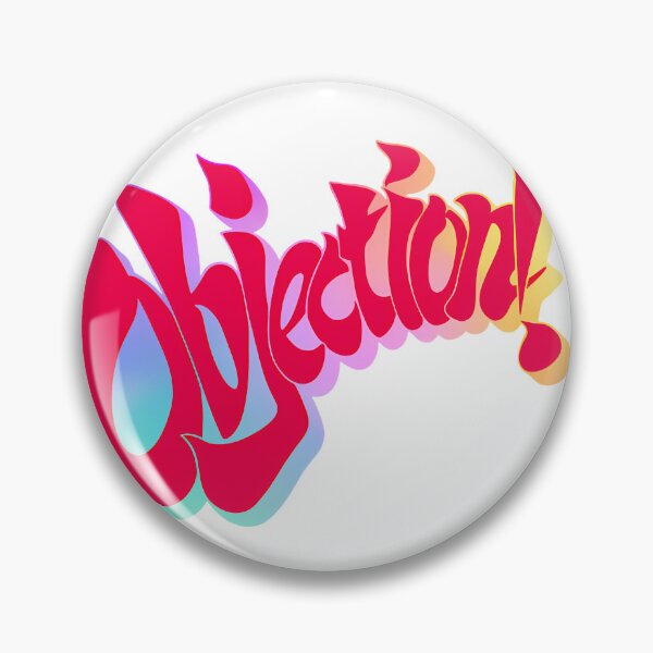 Item preview, Bold Objection Typography Graphic designed and sold by KellyfuTStudio.
