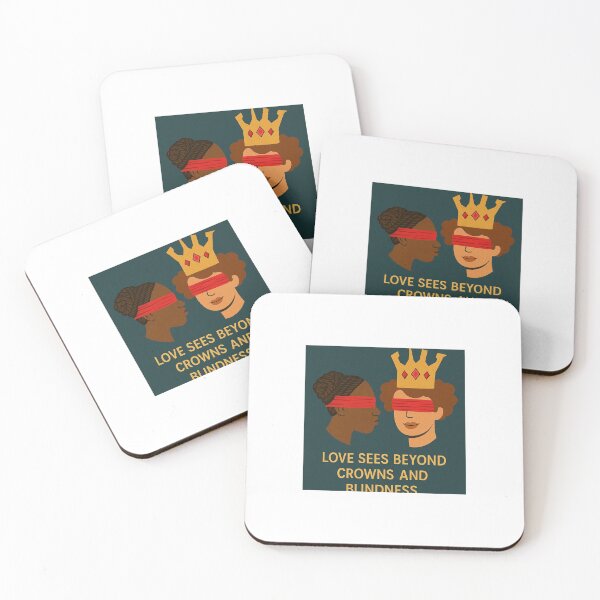 Item preview, Love sees beyond crowns and Blindness designed and sold by ARTGENERATESART.