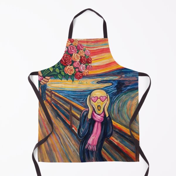 Item preview, The Scream of Love - Funny Edvard Munch Parody Art designed and sold by AgingeR.