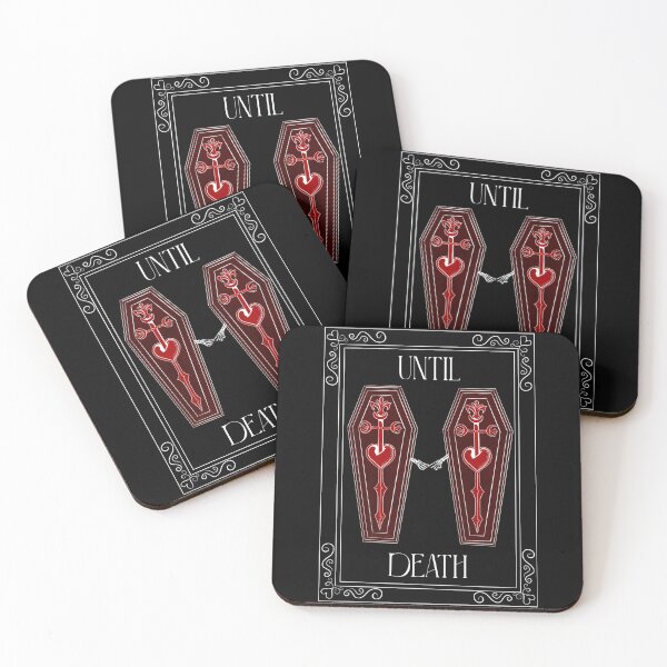 Item preview, Until Death Tarot Card designed and sold by Magpie Makes.