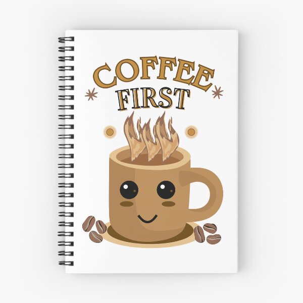 Item preview, "Coffee first" mug design designed and sold by Denisov Designs.