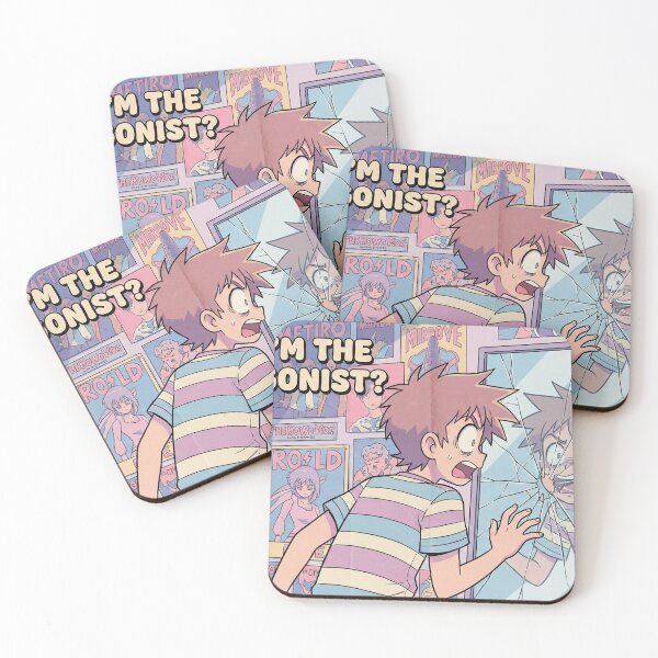Item preview, Wait I'm The Protagonist - Retro Anime Meta Quote designed and sold by Midnight Replay.