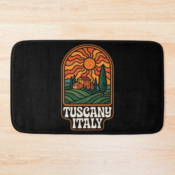 Item preview, Tuscany Italy Europe Trippy Art designed and sold by TomFrontierArt.
