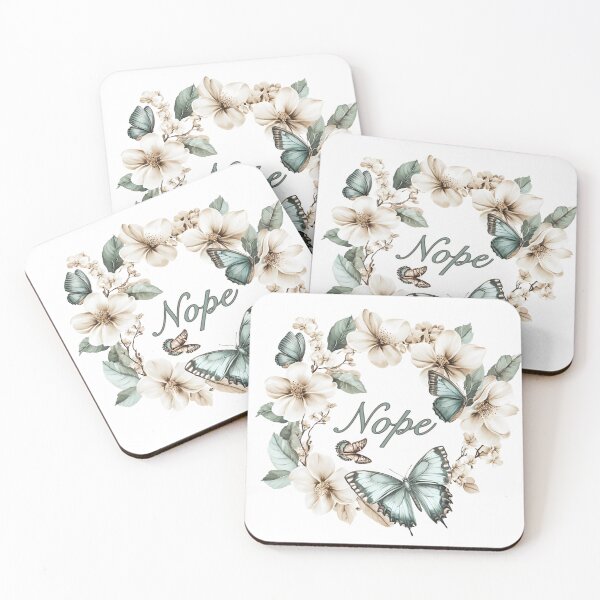 Item preview, Nope Butterflies and Blooms designed and sold by KatelynMitalski.