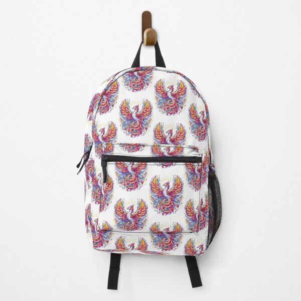 Item preview, Fiery Phoenix Ascending Mythical Bird Art designed and sold by KellyfuTStudio.