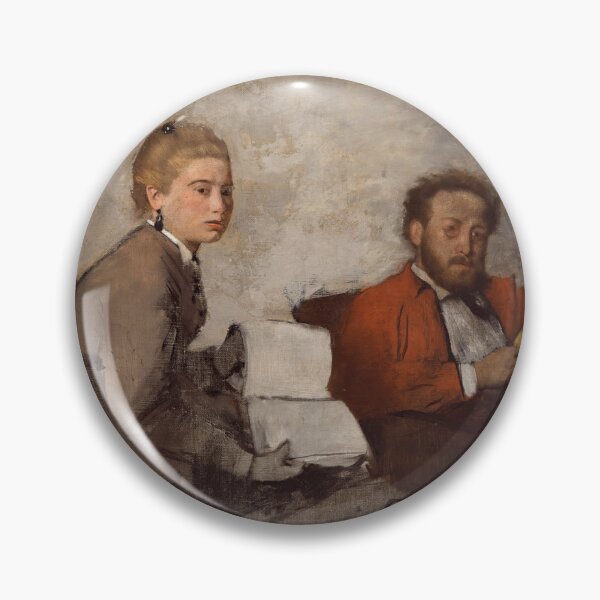 Item preview, Violinist and Young Woman by Edgar Degas: Impressionist Music Room Poster designed and sold by artofuniverse.