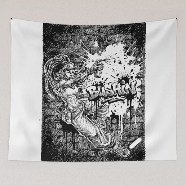 Item preview, Bushinryu Pop Graffiti Star - Kimberly Street Fighter 6 SF6 Fanart designed and sold by bapupa.