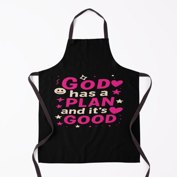 Item preview, Faithful Motivation Quote – “God Has a Plan and It’s Good” – Bold Pink Christian Typography Art designed and sold by Bright Nest Studio.