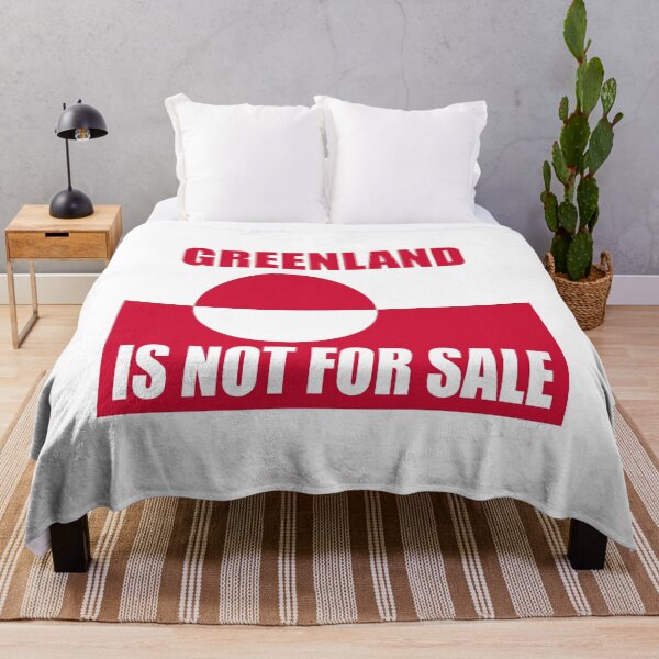 Item preview, Greenland Is Not for Sale - FDT Anti Trump designed and sold by PixVib.