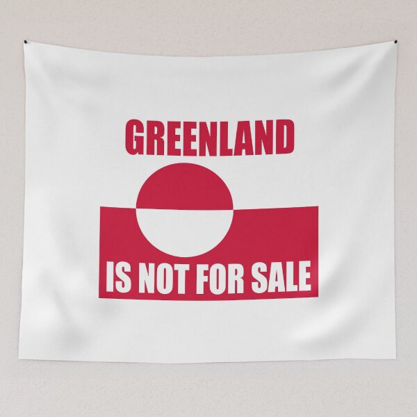 Item preview, Greenland Is Not for Sale - FDT Anti Trump designed and sold by PixVib.